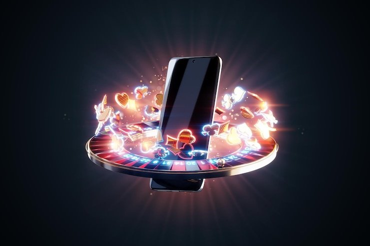Antarmuka Free Play bola 228 di aplikasi mobile iOS dan Android dengan meja dealer langsung dan chip virtual